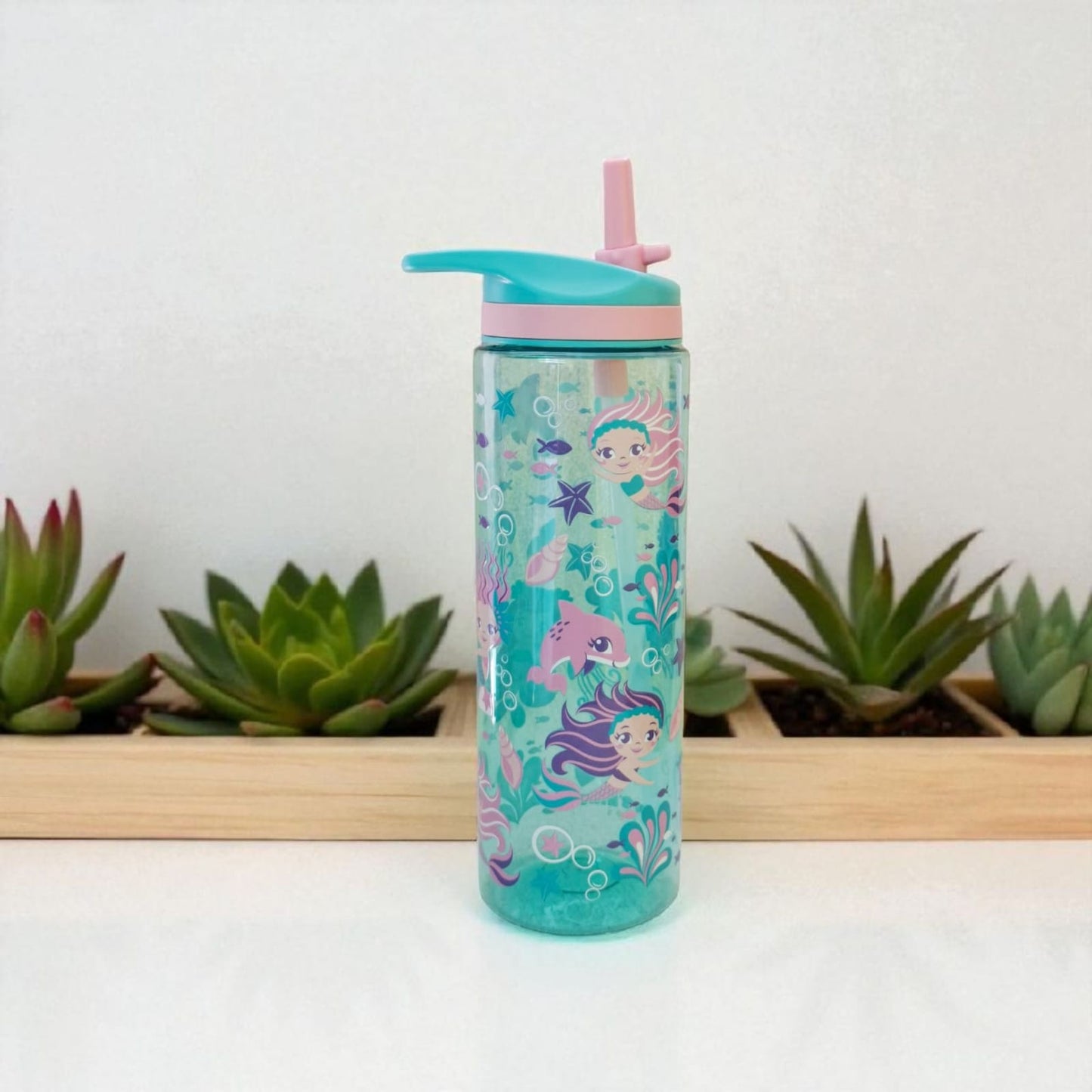 Tritan Water Bottle - Enchanting Mermaids - (700 mL)