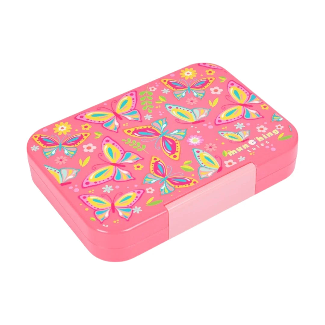 Leakproof Bento Lunch Box - Whimsical Butterflies (Medium)