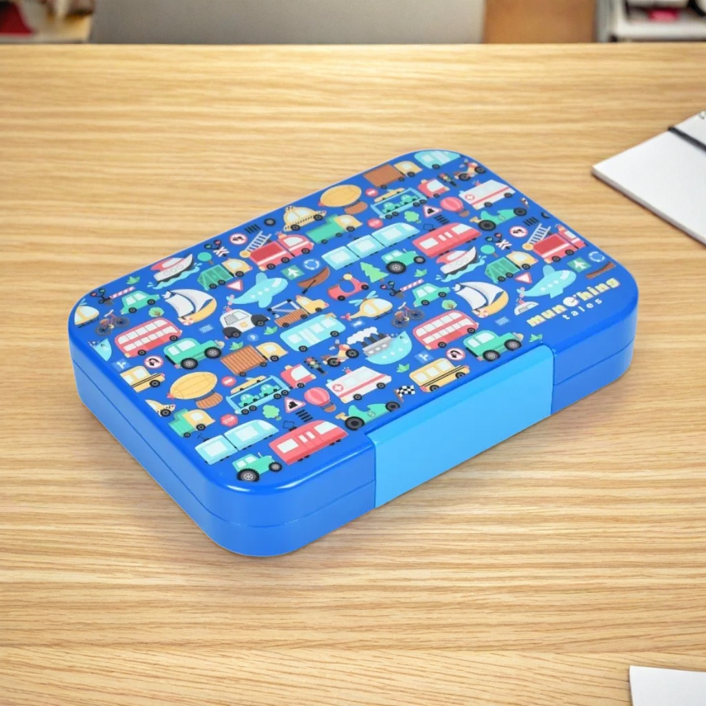 Leakproof Bento Lunch Box - Road Ready Vehicles (Medium - 775 mL)
