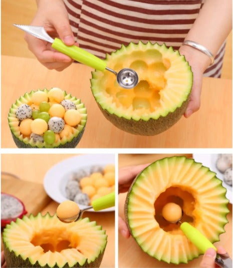 Double Head Multipurpose Fruit Scoop