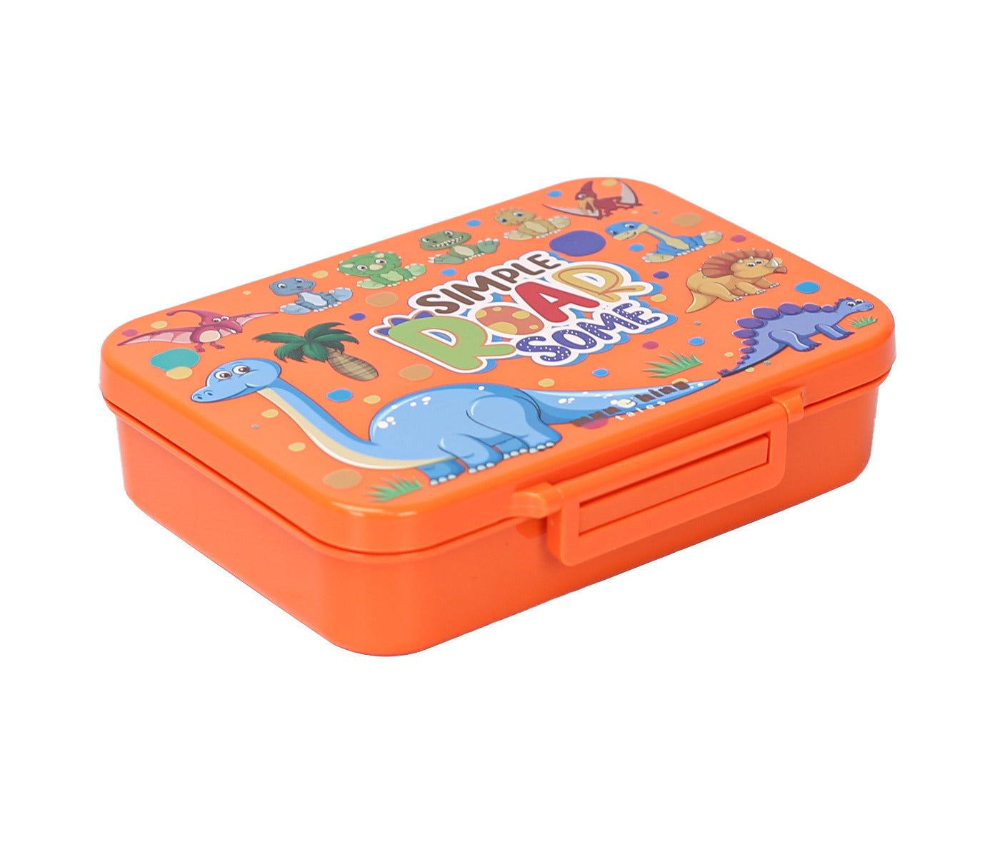 Leakproof Bento Box - Orange Dinosaur (Medium)