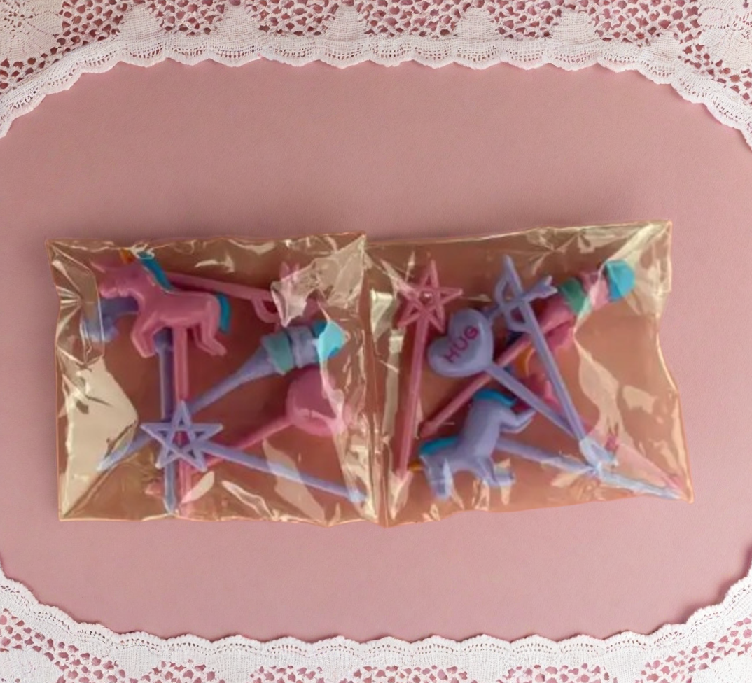 Fruit Picks Unicorn (6 Pieces)