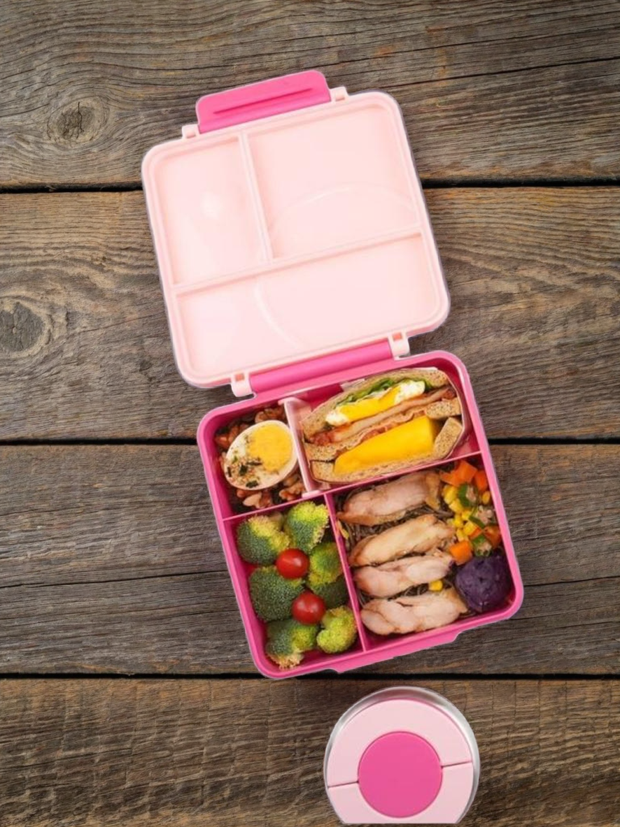 Leakproof Bento Box - Magical Party with Insulated Steel Container (Large)