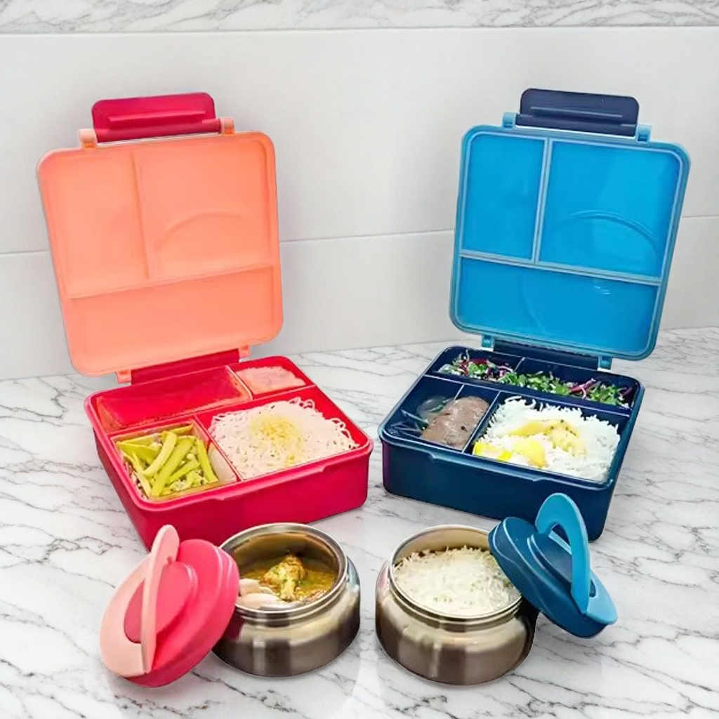 Leakproof Bento Box - Magical Party with Insulated Steel Container (Large)