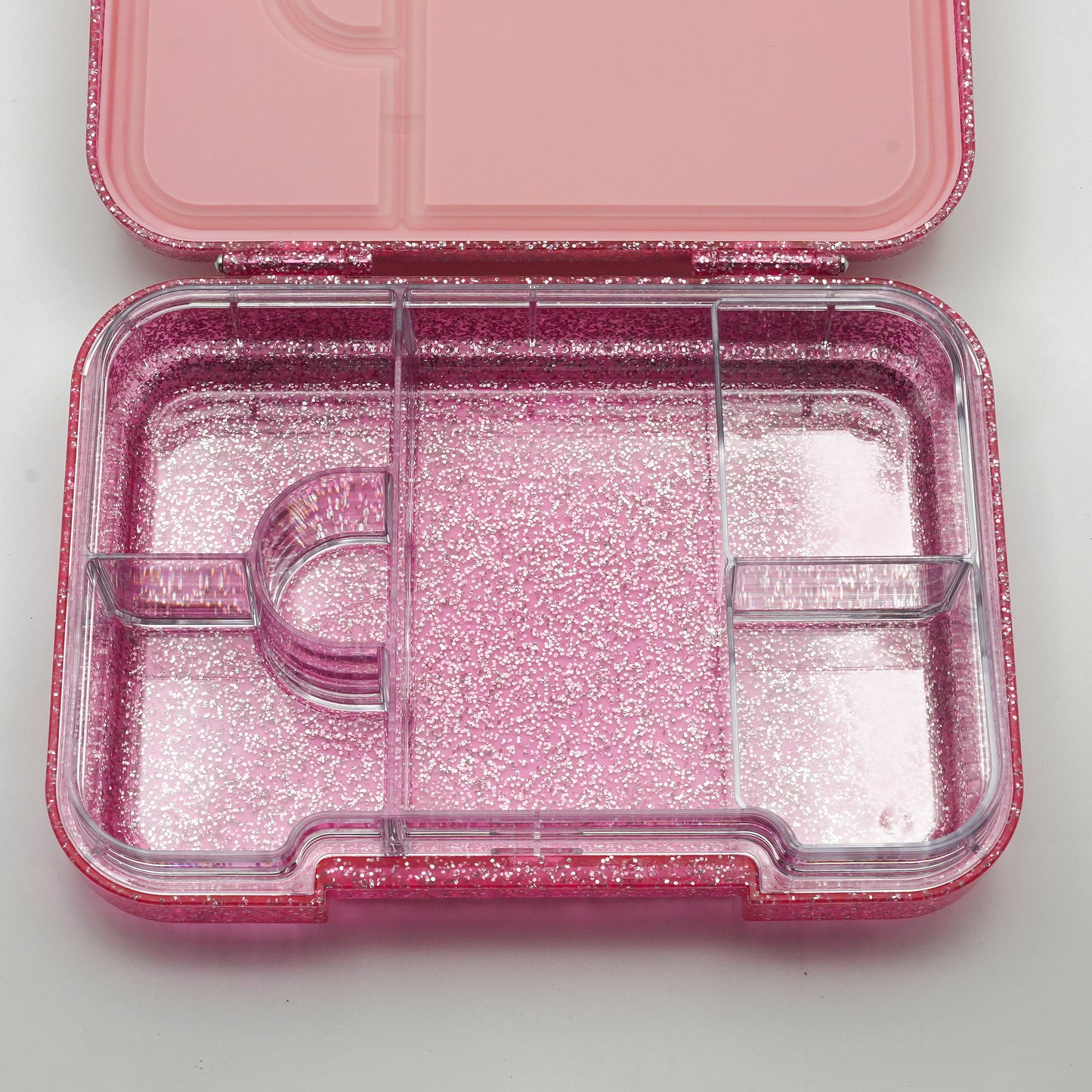 Leakproof Bento Box – Glitter Rainbow Pink (Medium)