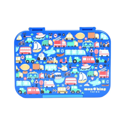 Leakproof Bento Lunch Box - Road Ready Vehicles (Medium)