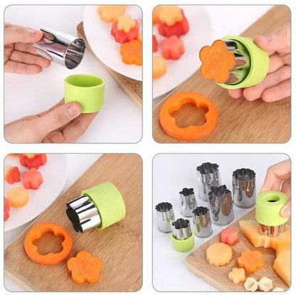 Fruit and Veggie Cutter (9 pieces)