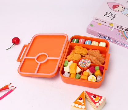 Leakproof Bento Box - Orange Dinosaur (Medium)