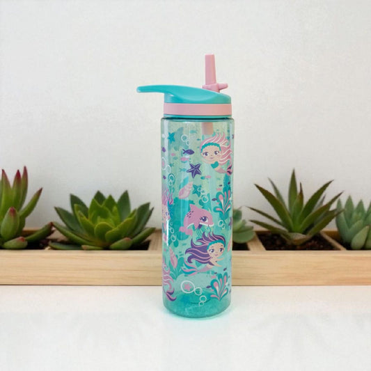 Tritan Water Bottle - Enchanting Mermaids - (700 mL)
