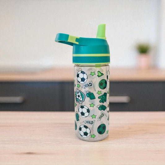 Tritan Water Bottle - Sporty Football - (420 mL)