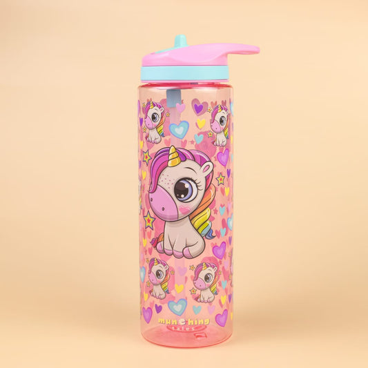 Tritan Water Bottle Pink Unicorn - (700 mL)
