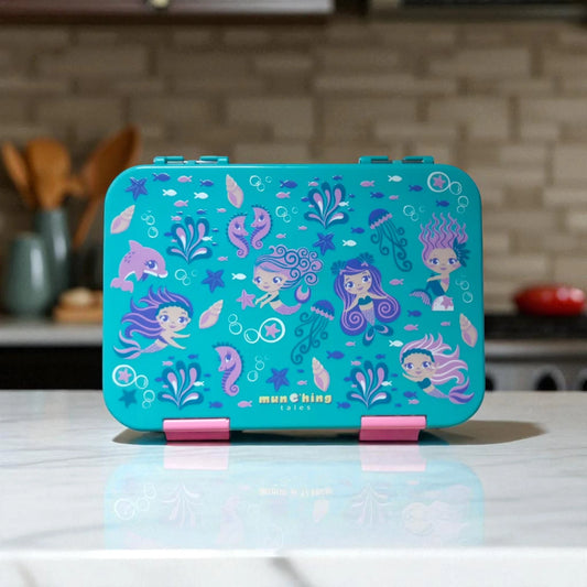 Premium Bento Lunch Box - Enchanting Mermaids (Medium - 850 mL)