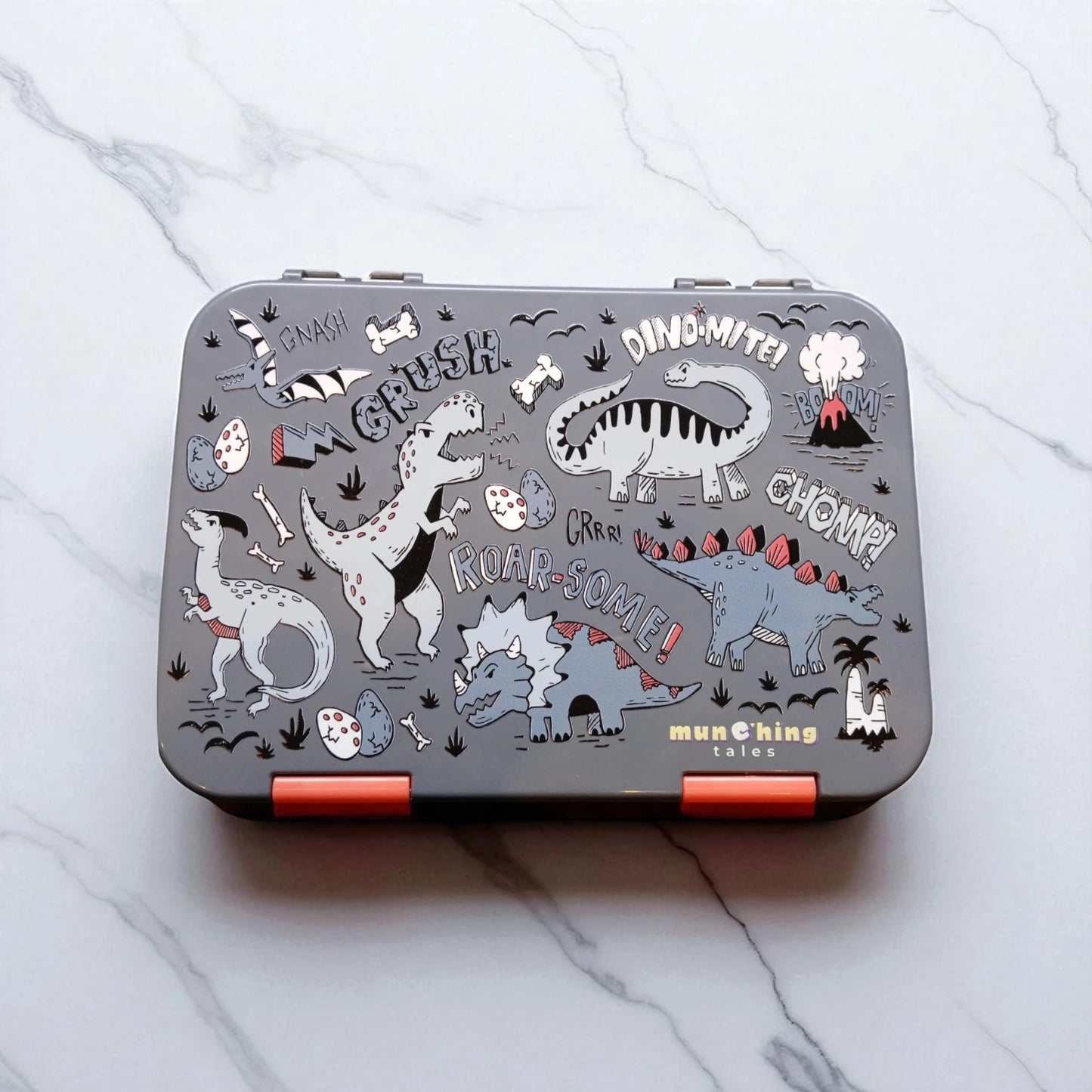 Premium Bento Lunch Box - Roarsome Dino (Medium - 850 mL)