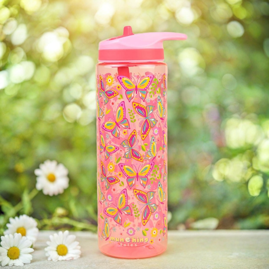 Tritan Water Bottle Whimsical Butterflies - (700 mL)