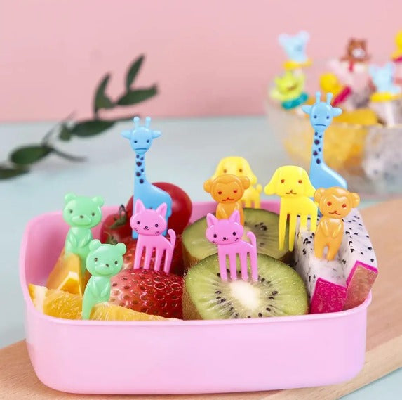 Set of Animal and Eye Forks (60 Pieces)