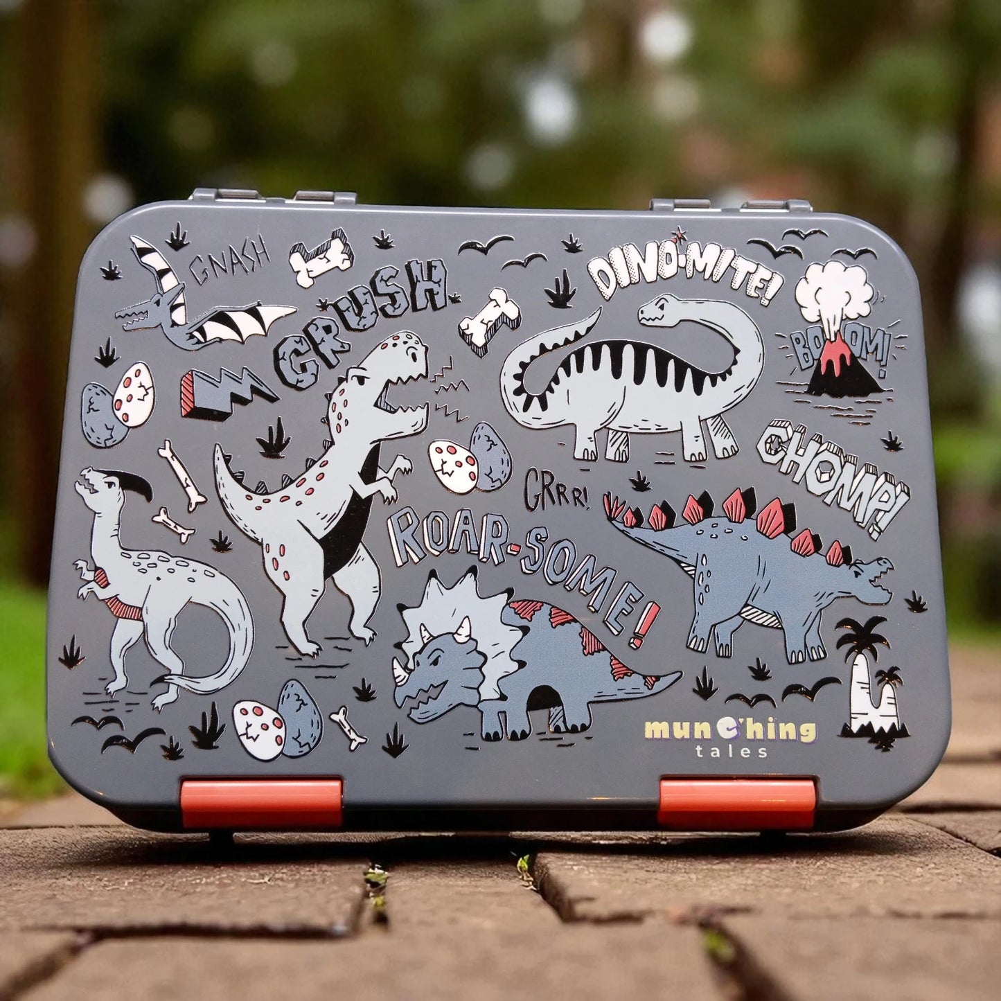 Premium Bento Lunch Box - Roarsome Dino (Medium - 850 mL)