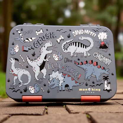 Premium Bento Lunch Box - Roarsome Dino (Medium - 850 mL)