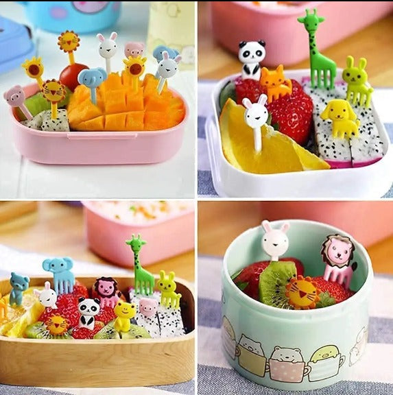 Set of Animal and Eye Forks (60 Pieces)