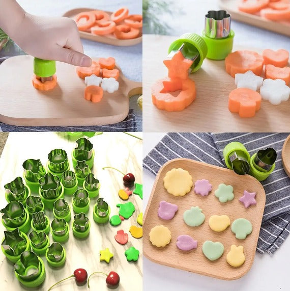 Fruit and Veggie Cutter (9 pieces)