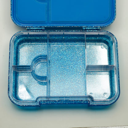 Leakproof Bento Box – Glitter Rainbow Blue (Medium)