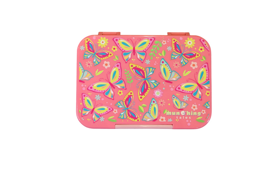Leakproof Bento Lunch Box - Whimsical Butterflies (Medium)